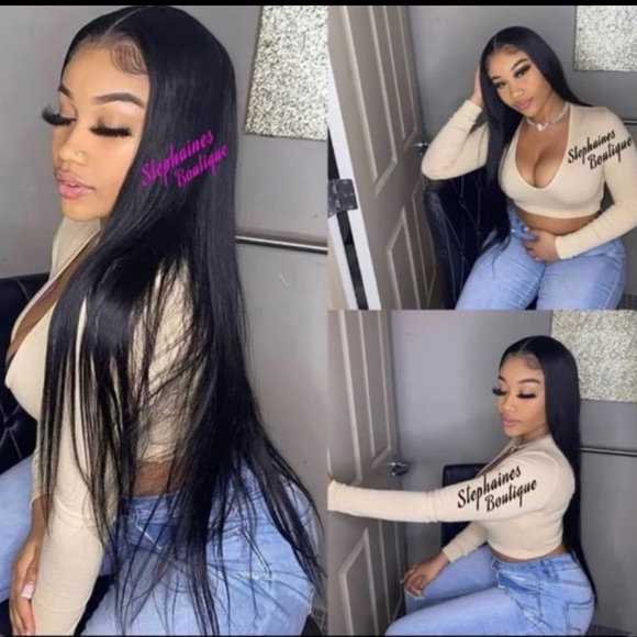 Human Hair Blended Lace Front Wig